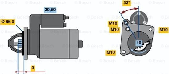 BOSCH 0 986 018 591 - Marş Dinamosu parcadolu.com