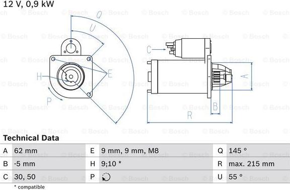 BOSCH 0 986 013 850 - Marş Dinamosu parcadolu.com