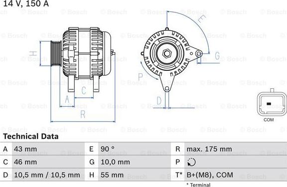 BOSCH 0 986 082 240 - Alternatör parcadolu.com