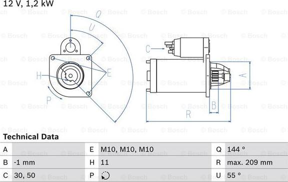 BOSCH 0 986 021 671 - Marş Dinamosu parcadolu.com