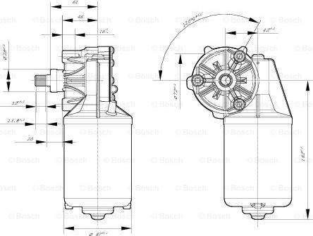 BOSCH 0 986 337 402 - SILECEK MOTORU ISUZU TEMSA BELEDIYE OTOBUSU TEMSA DIAMOND 14 TOURMALIN TOURMALIN 12 13 parcadolu.com