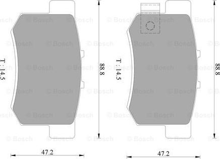 BOSCH 0 986 AB9 062 - Fren Balata Seti, Diskli Fren parcadolu.com