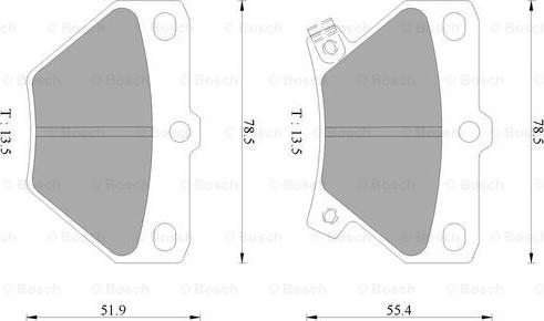 BOSCH 0 986 AB9 153 - Fren Balata Seti, Diskli Fren parcadolu.com