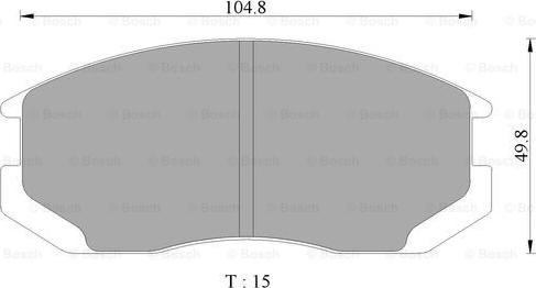 BOSCH 0 986 AB9 101 - Fren Balata Seti, Diskli Fren parcadolu.com