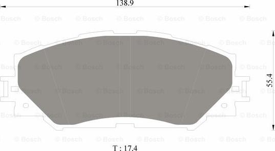 BOSCH 0 986 AB1 612 - Fren Balata Seti, Diskli Fren parcadolu.com