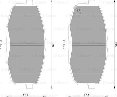 BOSCH 0 986 AB3 094 - Fren Balata Seti, Diskli Fren parcadolu.com