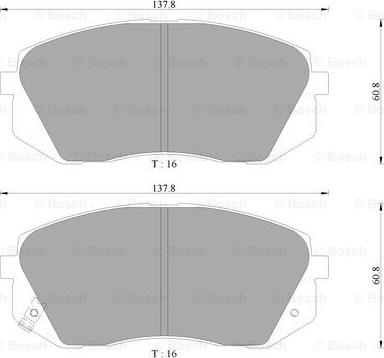 BOSCH 0 986 AB3 091 - Fren Balata Seti, Diskli Fren parcadolu.com