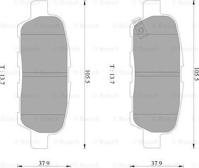 BOSCH 0 986 AB3 104 - Fren Balata Seti, Diskli Fren parcadolu.com