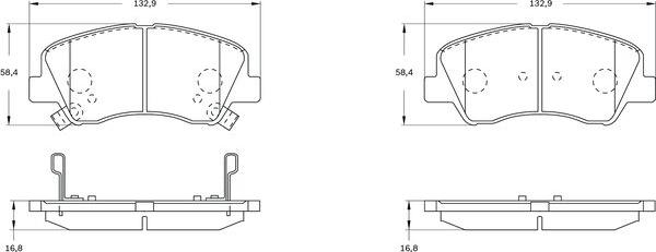 BOSCH 0 986 BB0 498 - Fren Balata Seti, Diskli Fren parcadolu.com