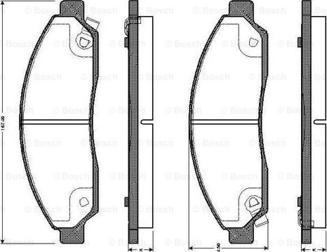 BOSCH 0 986 TB3 042 - Fren Balata Seti, Diskli Fren parcadolu.com