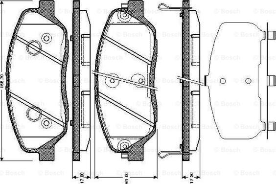 BOSCH 0 986 TB3 002 - Fren Balata Seti, Diskli Fren parcadolu.com