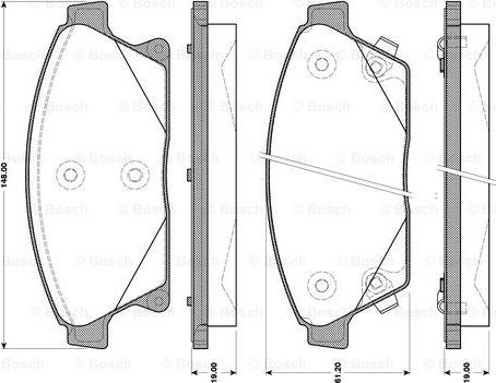 BOSCH 0 986 TB3 103 - Fren Balata Seti, Diskli Fren parcadolu.com