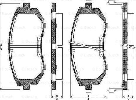 BOSCH 0 986 TB2 428 - Fren Balata Seti, Diskli Fren parcadolu.com