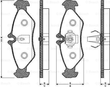 BOSCH 0 986 TB2 031 - Fren Balata Seti, Diskli Fren parcadolu.com