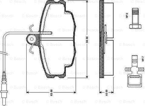 BOSCH 0 986 TB2 076 - Fren Balata Seti, Diskli Fren parcadolu.com