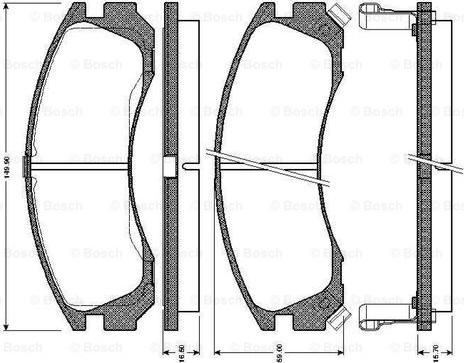 BOSCH 0 986 TB2 195 - Fren Balata Seti, Diskli Fren parcadolu.com