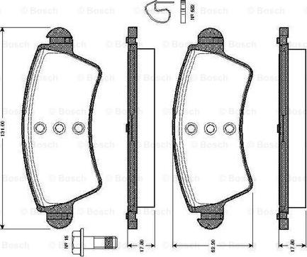 BOSCH 0 986 TB2 359 - Fren Balata Seti, Diskli Fren parcadolu.com