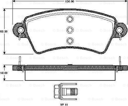 BOSCH 0 986 TB2 358 - Fren Balata Seti, Diskli Fren parcadolu.com