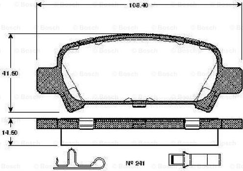 BOSCH 0 986 TB2 360 - Fren Balata Seti, Diskli Fren parcadolu.com