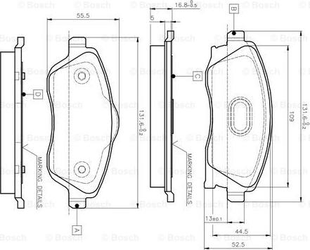 BOSCH 0 986 TB2 381 - Fren Balata Seti, Diskli Fren parcadolu.com