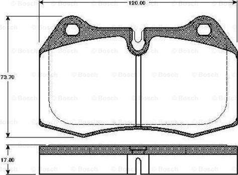 BOSCH 0 986 TB2 247 - Fren Balata Seti, Diskli Fren parcadolu.com