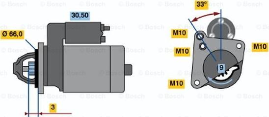 BOSCH 0 001 108 143 - Marş Dinamosu parcadolu.com