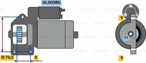 BOSCH 0 001 139 001 - Marş Dinamosu parcadolu.com