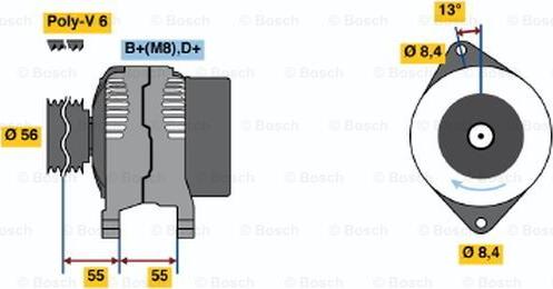 BOSCH 0 986 039 170 - Alternatör parcadolu.com