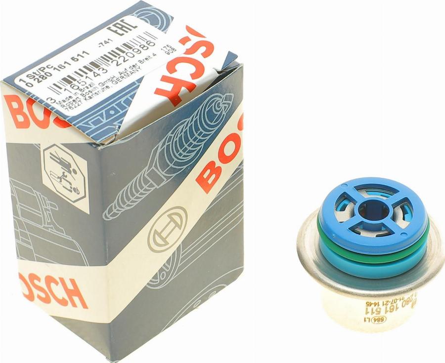 BOSCH 0 280 161 511 - Yakıt Basınç Regülatörü parcadolu.com