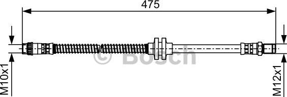 BOSCH 1 987 481 496 - Fren Hortumu parcadolu.com