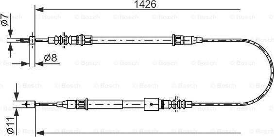 BOSCH 1 987 482 140 - El Fren Teli parcadolu.com