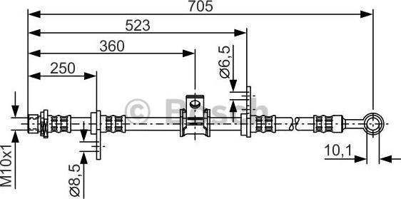 BOSCH 1 987 476 754 - Fren Hortumu parcadolu.com