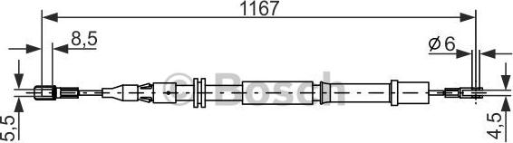 BOSCH 1 987 477 199 - EL FREN TELI  MERCEDES W638 VITO ARKA  parcadolu.com