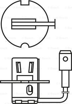 BOSCH 1 987 301 006 - AMPUL PURE LIGHT 12 V H3 55 W PK22S H3 PK22S parcadolu.com