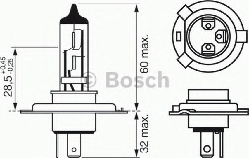 BOSCH 1987302043 - Far Ampul parcadolu.com