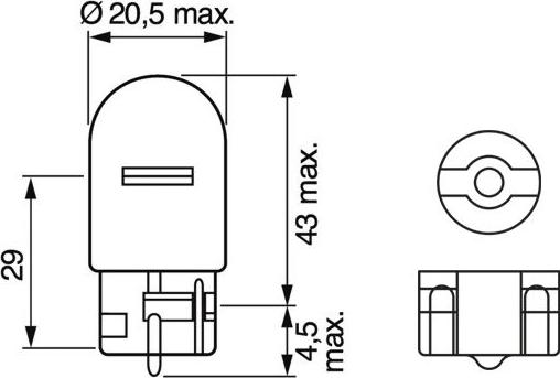 BOSCH 1 987 302 222 - AMPUL PURE LIGHT 12 V WY21W 21 W W3X16D WY21W W3X16D parcadolu.com