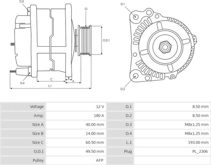 BOSCH 125811035 - Alternatör parcadolu.com