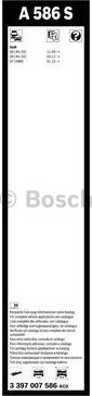 BOSCH 3 397 007 586 - SILECEK SUPURGESI AEROTWIN 680 - 510mm A586S MUZ TIPI parcadolu.com