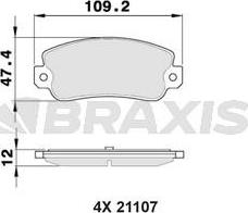 Braxis AA0352 - Fren Balata Seti, Diskli Fren parcadolu.com