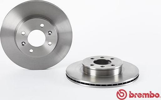 Brembo 09.9541.10 - FREN DISKI ON HAVALI 256-4-HYUNDAI  GETZ 00- DIZEL  parcadolu.com