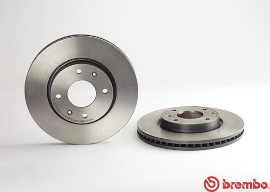 Brembo 09.9574.21 - FREN DISKI ON HAVALI 280-4-HYUNDAI  ELANTRA 04-06-SONATA 01-04-KIA  MAGENTIS 00-05  UV Coated parcadolu.com