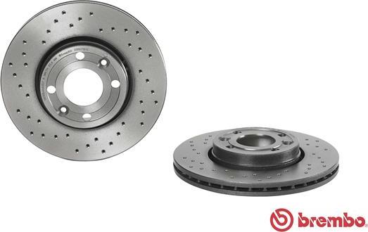 Brembo 09.9078.1X - FREN DISKI ON Xtra LİNE RENAULT CLIO III MODUS 1.2 16V D4F 1.4 16V K4J 1.5 K9K MEGANE II 1.4 16V K4J    DELİKLİ parcadolu.com