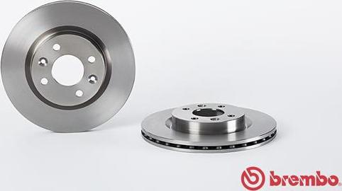 Brembo 09.5802.24 - FREN DISKI ON RENAULT CLIO II KANGOO II LOGAN R19 1.8 MEGANE I MCV SYMBOL SANDERO THALIA parcadolu.com