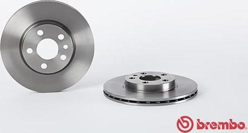 Brembo 09.5870.34 - FREN DISKI ON HAVALI 257 MM  PEUGEOT   EXPERT - CITROEN   JUMPY - FIAT   SCUDO 1.9D  parcadolu.com