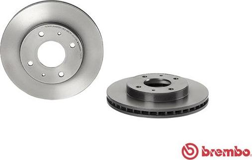 Brembo 09.7043.11 - FREN DISKI ON UV COATED MITSUBISHI parcadolu.com