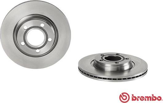 Brembo 09.7196.14 - FREN DISKI ON- VW PASSAT 97-00  AUDI A4 95-08  SEAT EXEO 09-14 parcadolu.com