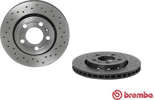 Brembo 09.A652.1X - FREN DISKI ARKA XTRA AUDI parcadolu.com