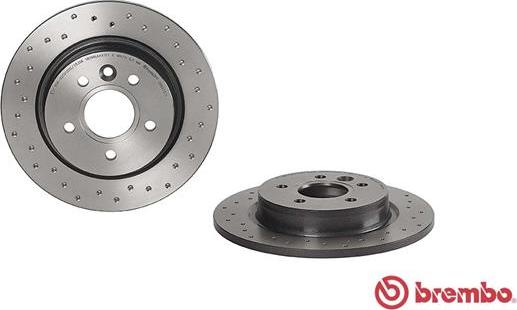 Brembo 08.9975.1X - FREN DISKI ARKA XTRA FORD parcadolu.com