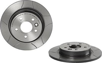 Brembo 08.9975.75 - FREN DISKI ARKA MAX FORD parcadolu.com