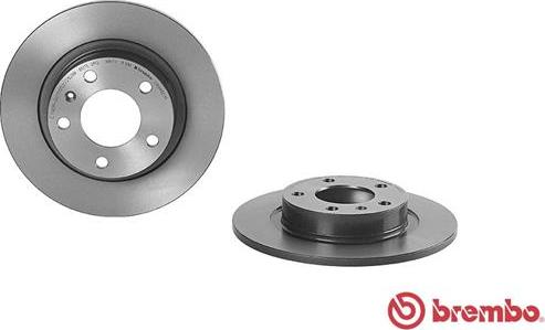 Brembo 08.9460.31 - FREN DISKI ARKA UV COATED OPEL parcadolu.com